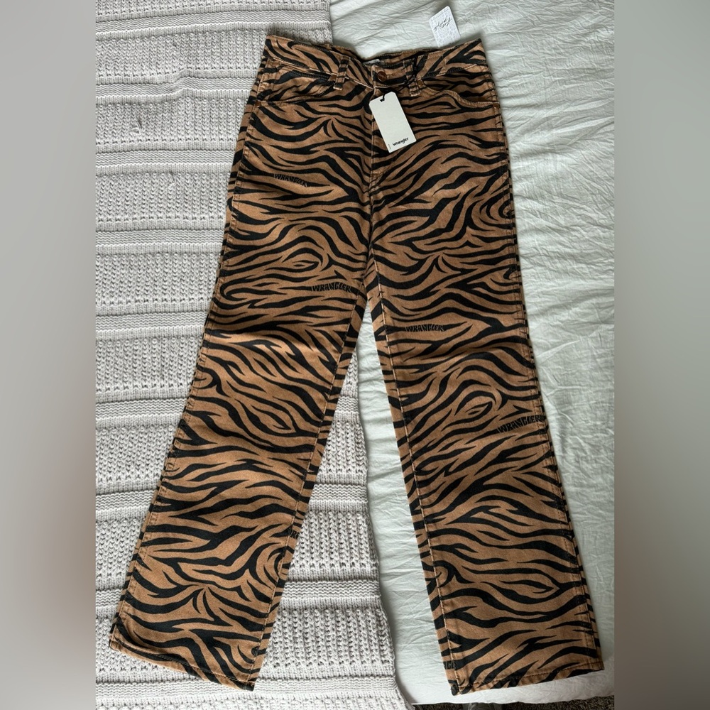 Wrangler Zebra Stripe Pants sz 26